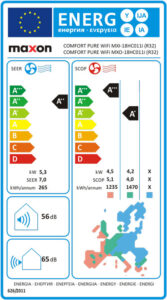 Energetska-naljepnica-Maxon-Comfort-Pure-5,3-kW