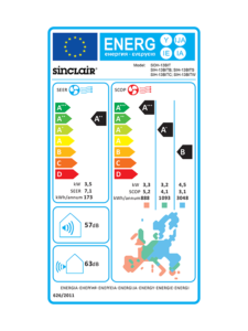 Sinclair Terrel serija 3,5 kW bijela